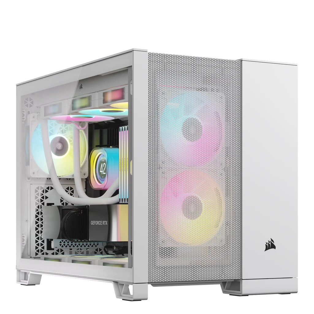 Gabinete Corsair 2500D Airflow blanco